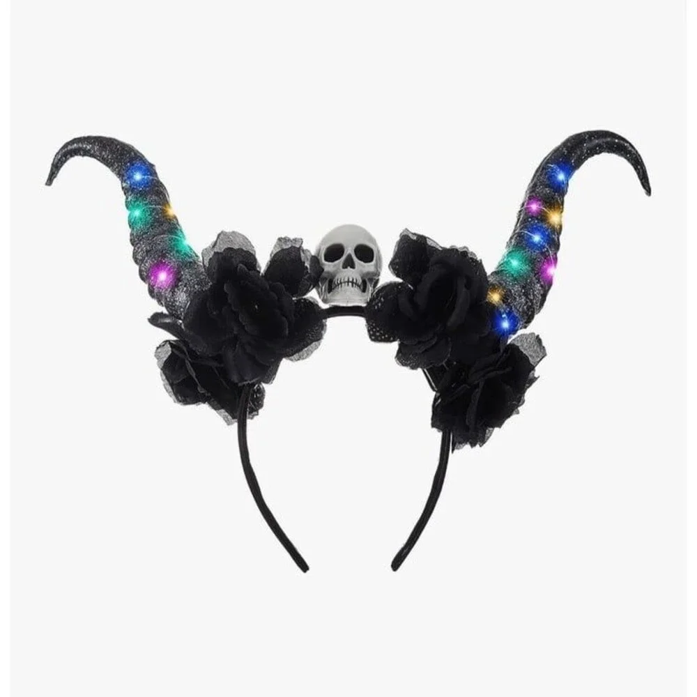 LED Light Up Eve Horizon Flower Headband Led Costume Headpiece NWT 3 modes